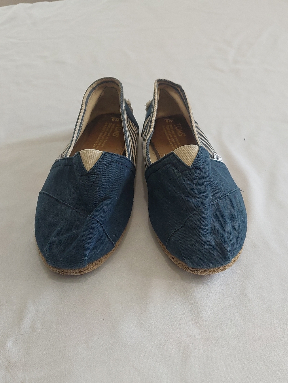 TOMS Classic Slip-On Espadrille in Navy